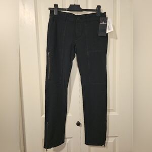 PARASUCO Slim Fit Pants Mid Rise, Skinny, Sofia Fit, Stretch,Black  Sz 28 NWT